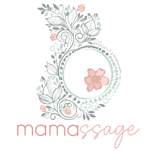 Floral circular frame with pastel flowers and elegant swirls.