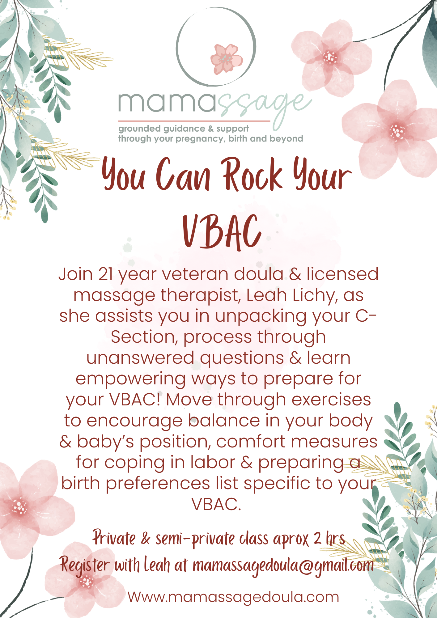 New Mamas Group offers support and community for new mothers led by experienced Doula Leah Lichy.
